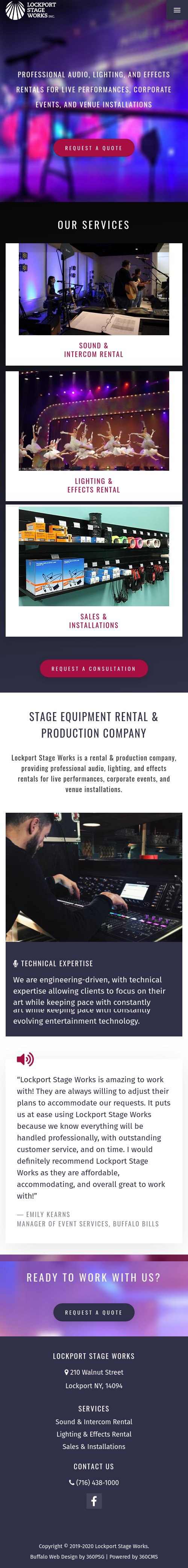 Lockport Stage Works - Mobile